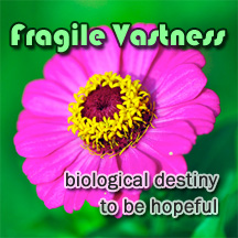 Fragile Vastness: biological destiny to be hopeful