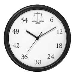 Lawyer's Wall Clock